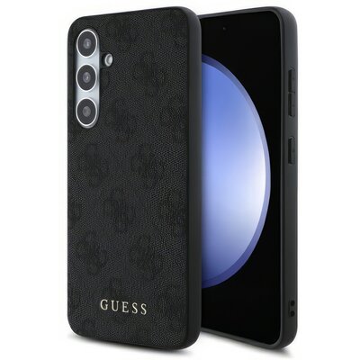 Guess 4G Metal Gold Logo - Etui Samsung Galaxy S24 FE (szary)