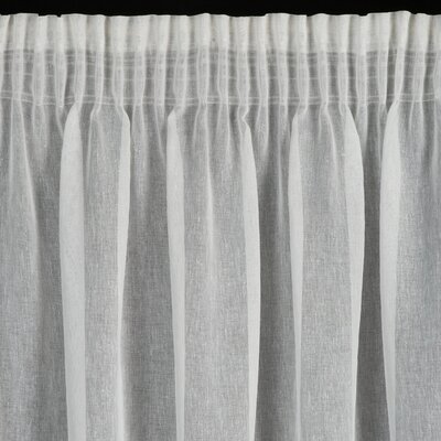 Firana gotowa EUROFIRANY Linzi 140 x 270 cm Biały