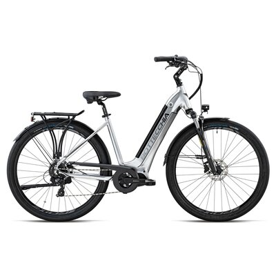 Rower elektryczny BOTTECCHIA Holliwood D17 28 cali Srebrny