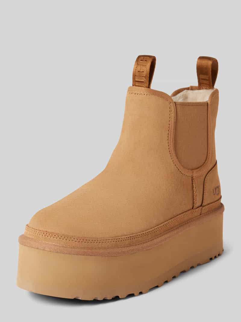 Buty chelsea na platformie z nadrukiem z logo model ‘NEUMEL’