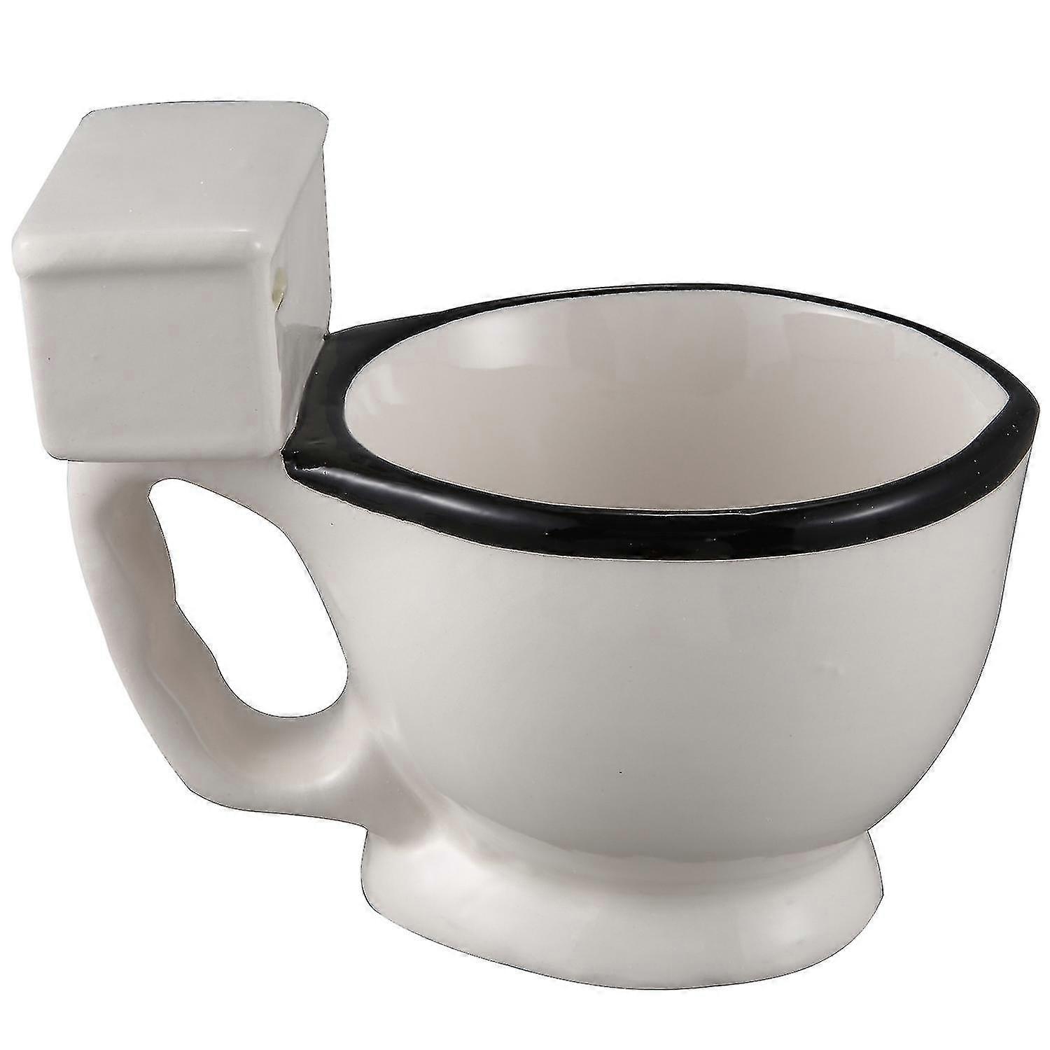 Nowość Toaleta Kubek ceramiczny z uchwytem 300 ml Kawa Herbata Mleko Kubek Do Lodów Śmieszne Na Prezenty Tao