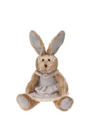 Królik Mellin w niebieskiej sukience 25cm