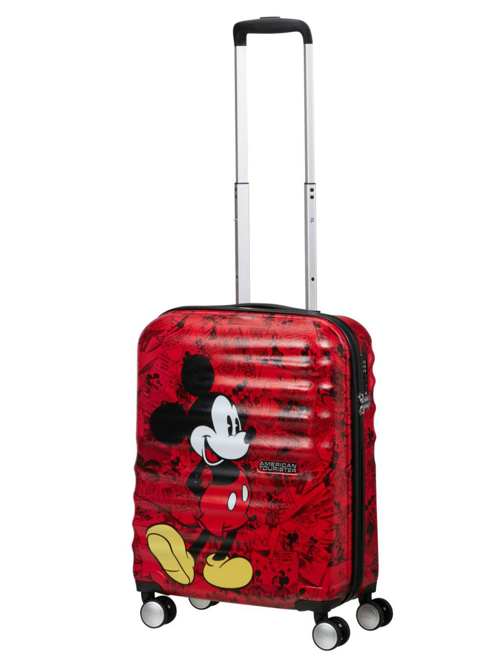 Walizka kabinowa American Tourister Wavebreaker Disney Spin 55/20 - Mic Red
