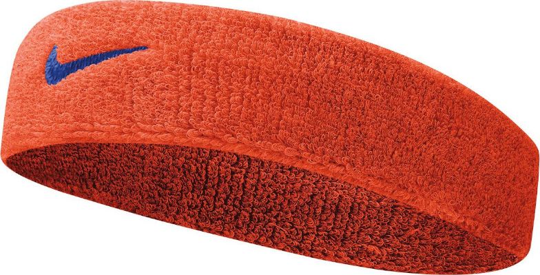Nike Opaska Frotka na głowę czoło NIKE Headbeand Team Orange / College Navy