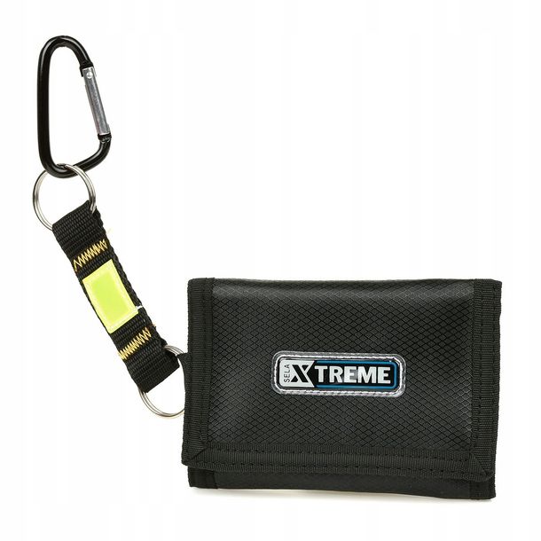 Portfelik młodzieżowy na rzep odblask materiałowy