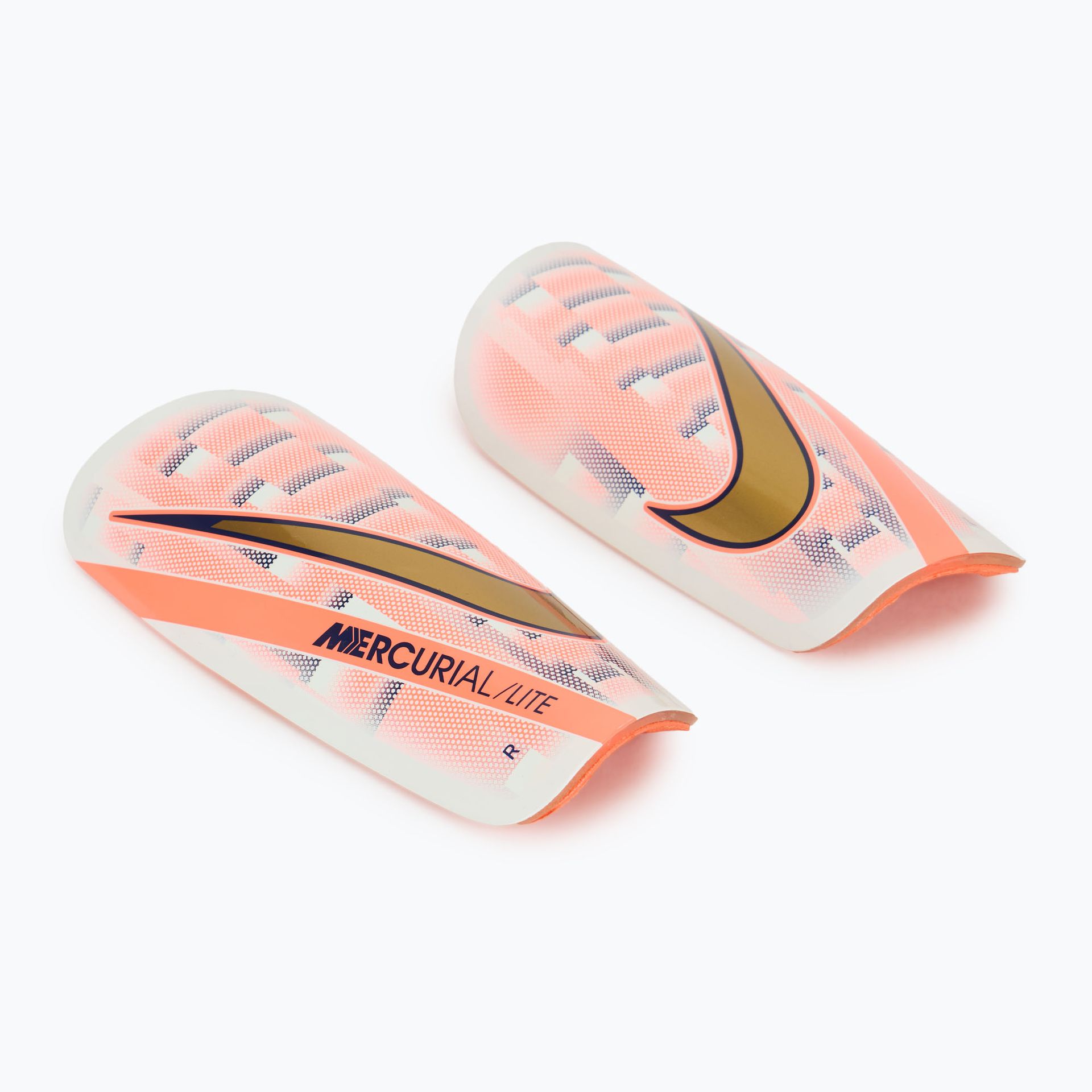 Ochraniacze piłkarskie Nike Mercurial Dream Speed Lite white/barely green/bright mango/metallic gold coin WYSYŁKA W 24H 30 DNI NA ZWROT