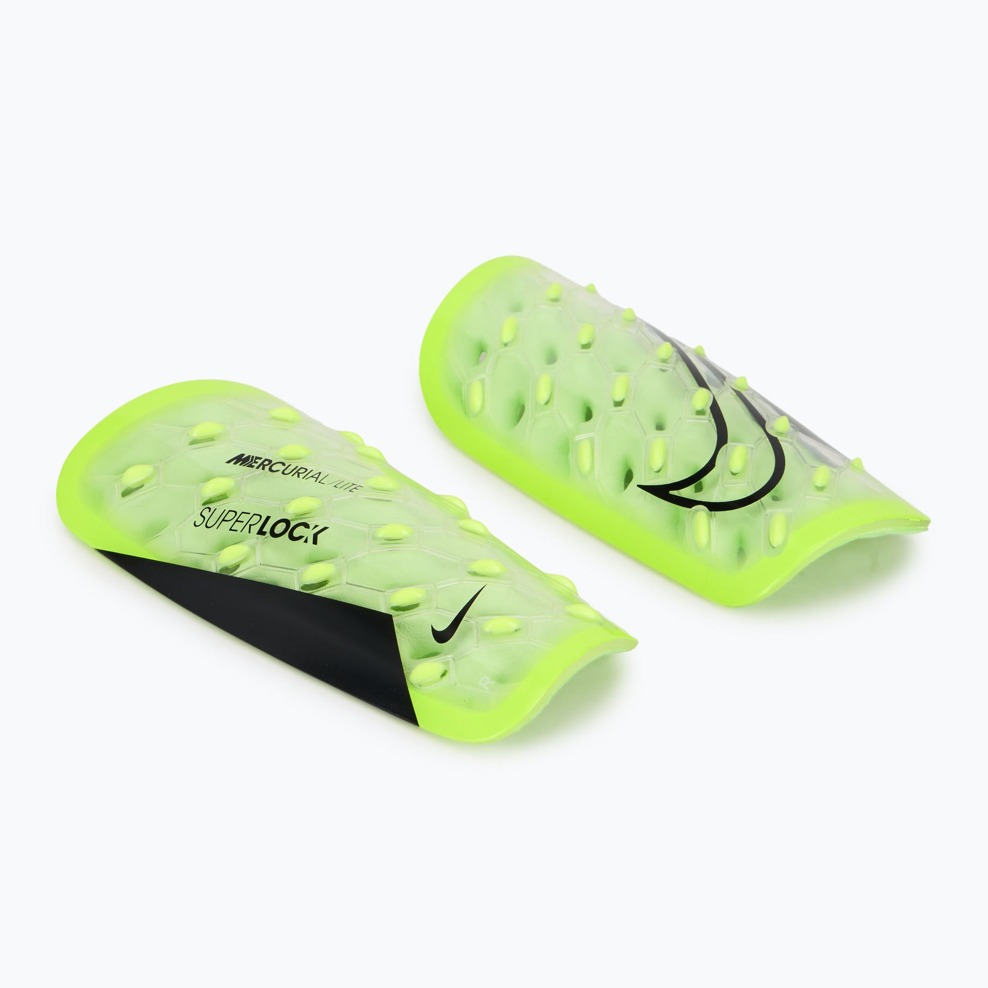 Ochraniacze na golenie Nike Mercurial Lite Superlock volt/barely volt/black WYSYŁKA W 24H 30 DNI NA ZWROT