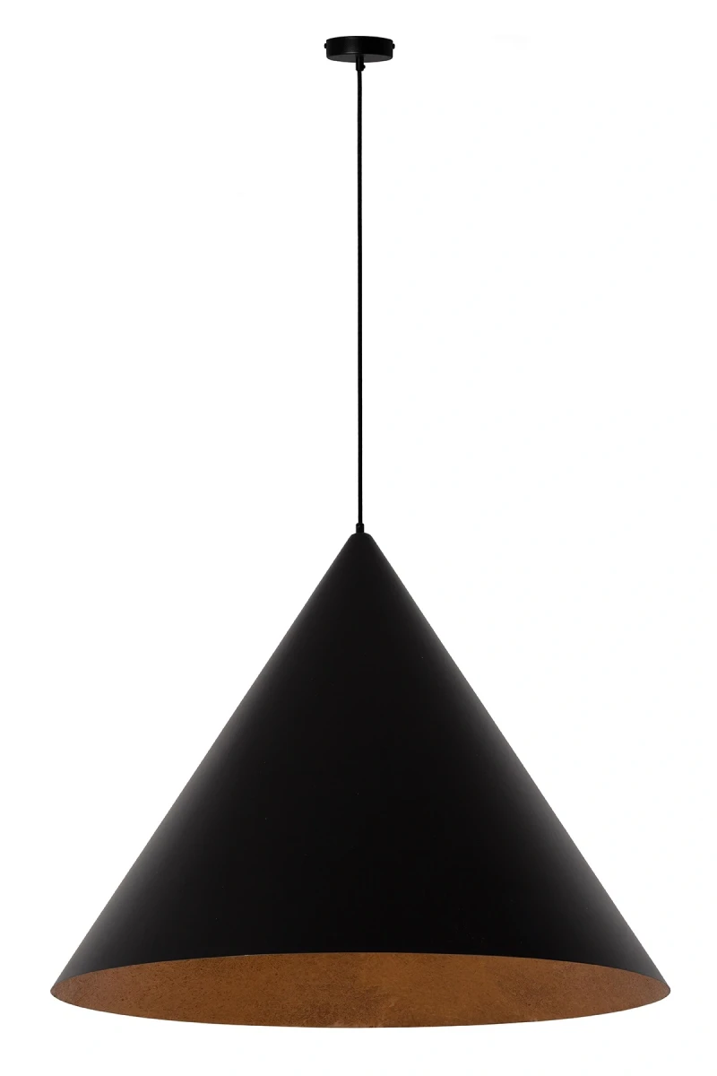 Vesuvio 77 czarno miedziana industrialna lampa wiszaca do jadalni żarówka 1xE27, 3xE27