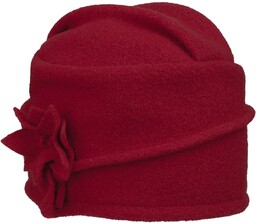 Czapka z Sukna Welnianego Chelsea by Mayser, ciemnoczerwony, One Size