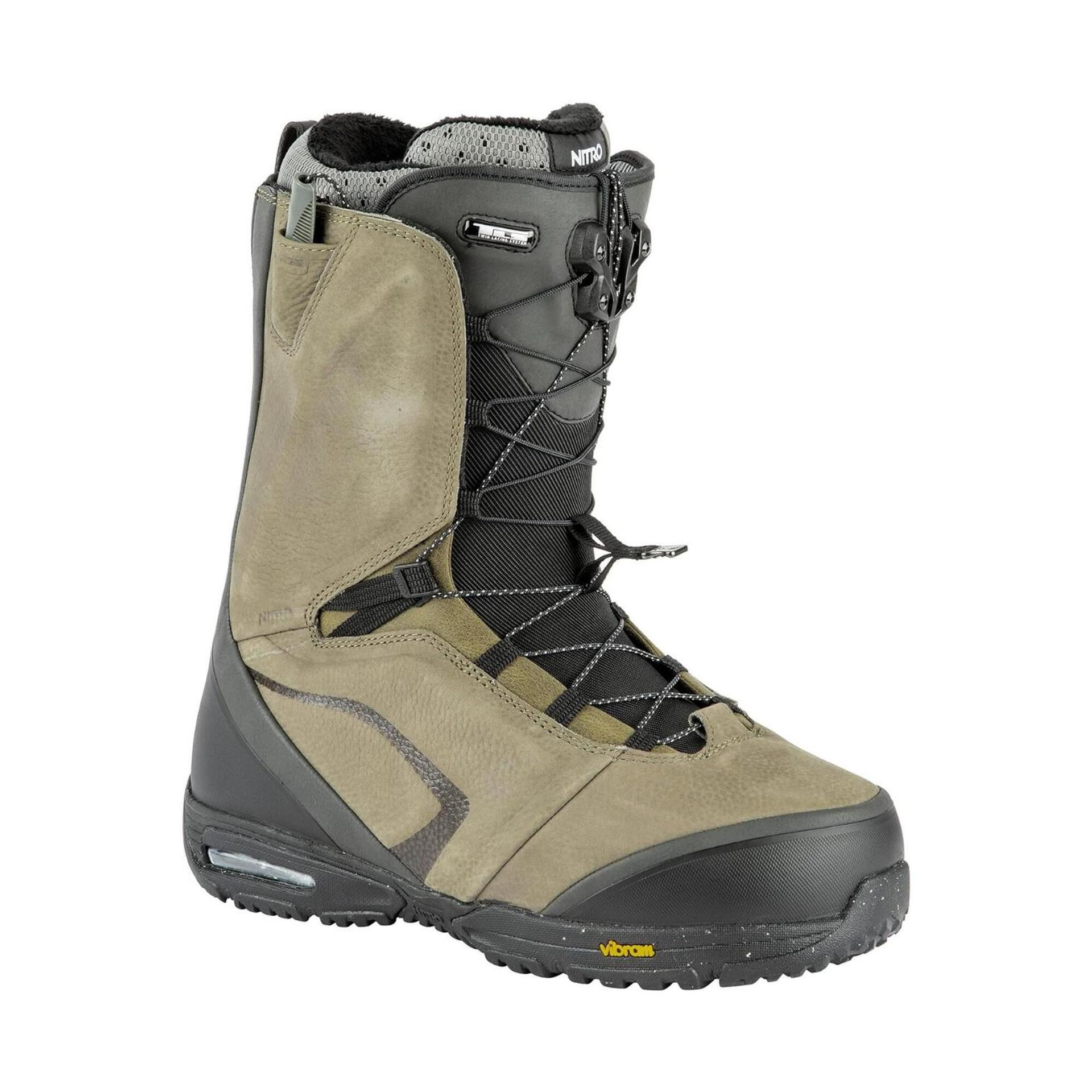 Buty snowboardowe męskie Nitro El Mejor Tls Vibram brązowe flex 8/10 47 1/3