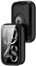 Bizon Etui z osłoną ekranu Case Watch Felipe do Xiaomi Mi Smart Band 9 Pro, czarne