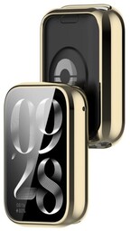 Bizon Etui z osłoną ekranu Case Watch Felipe do Xiaomi Mi Smart Band 9 Pro, złote