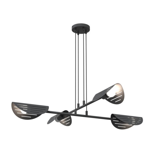 Saber lampa wisząca 4xE27 czarna 1430/4