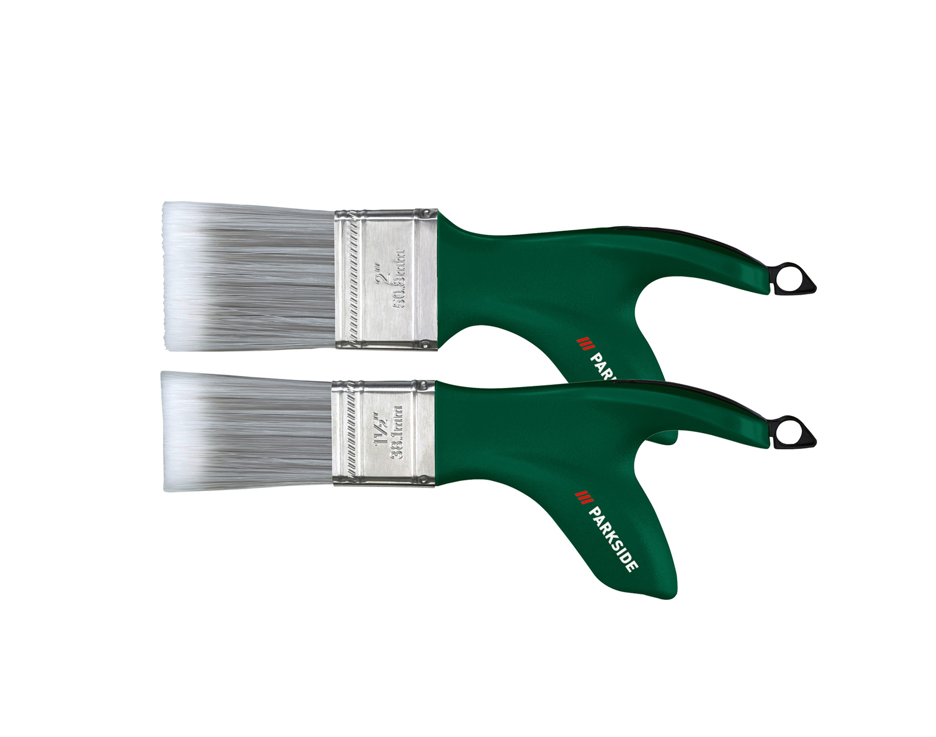 PARKSIDE® Pędzel malarski z ergonomicznym uchwytem (Pędzel ze stałą główką, 2 szt.)