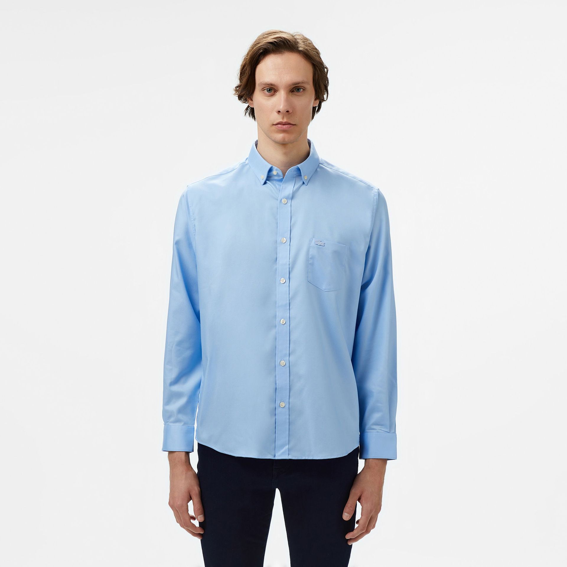 Lacoste Erkek Regular Fit Mavi Gömlek