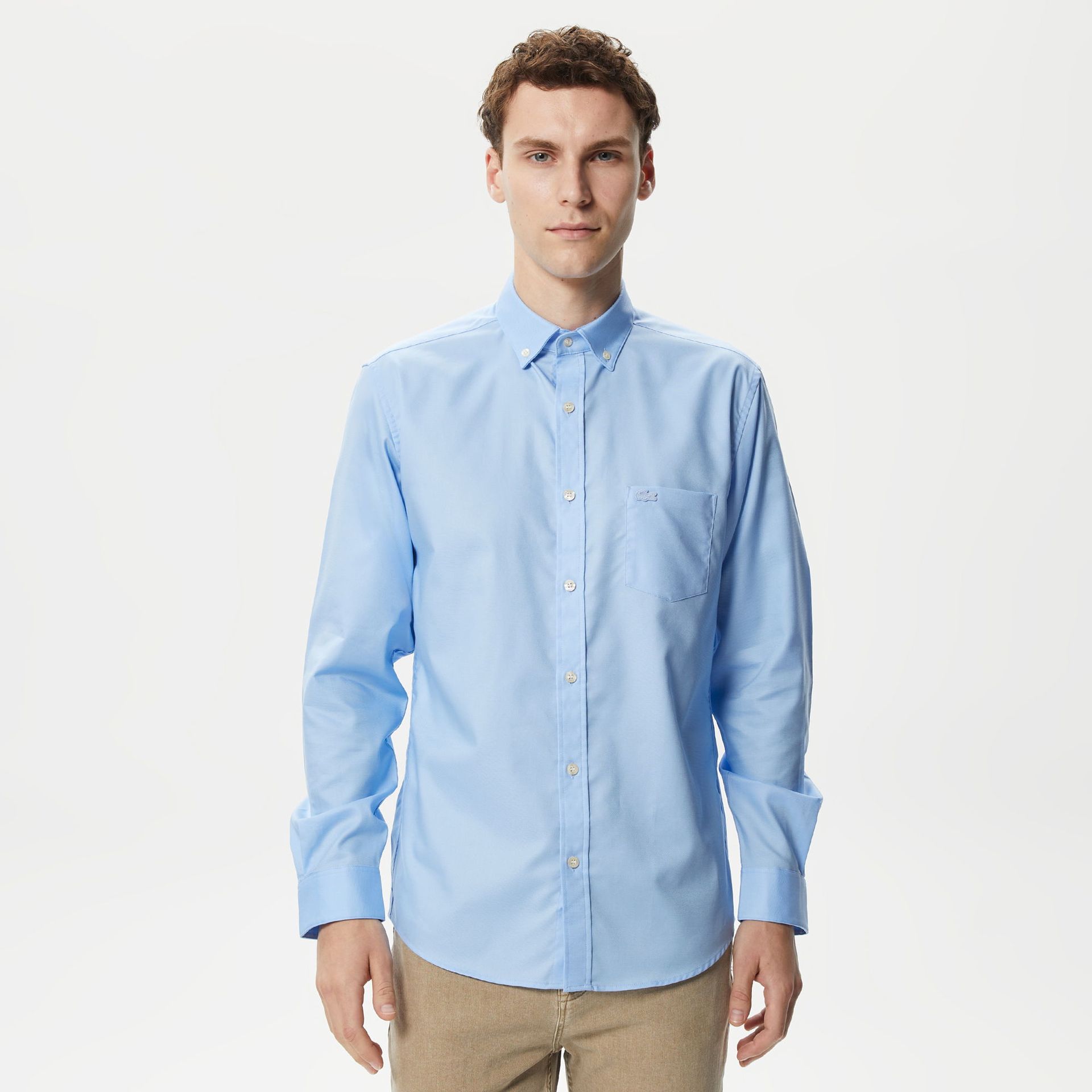 Lacoste Erkek Regular Fit Mavi Gömlek