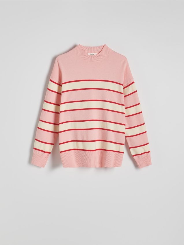 Reserved - Sweter w paski - wielobarwny