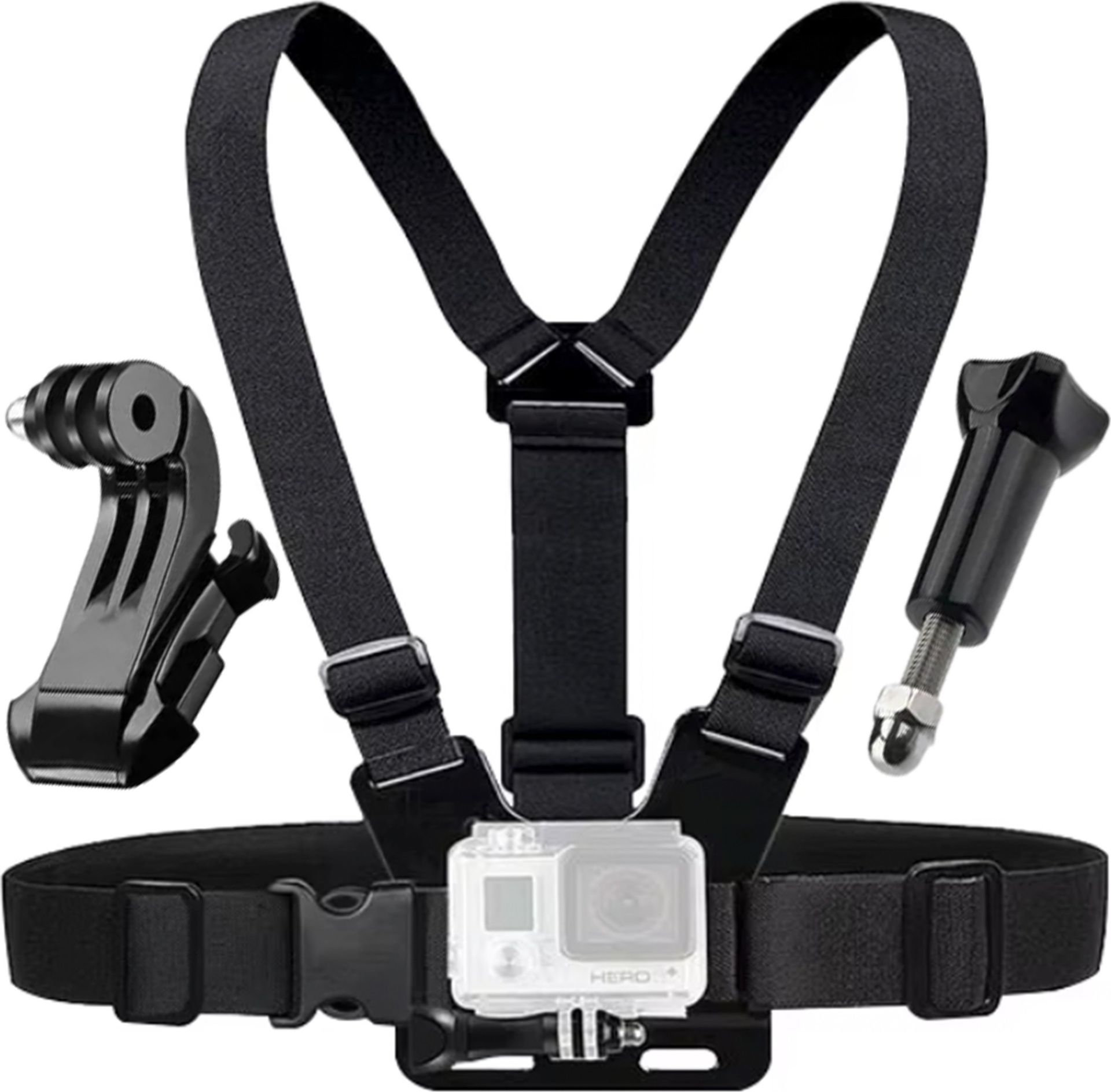 BRDRC SZELKI UCHWYT CHEST MOUNT DO GOPRO HERO 12 11 10 9 8 7 6 5 4 DJI POCKET HERO OSMO ACTION SJCAM SJ4000