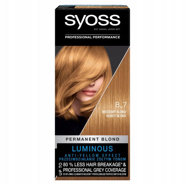 Syoss 8-7 Miodowy Blond