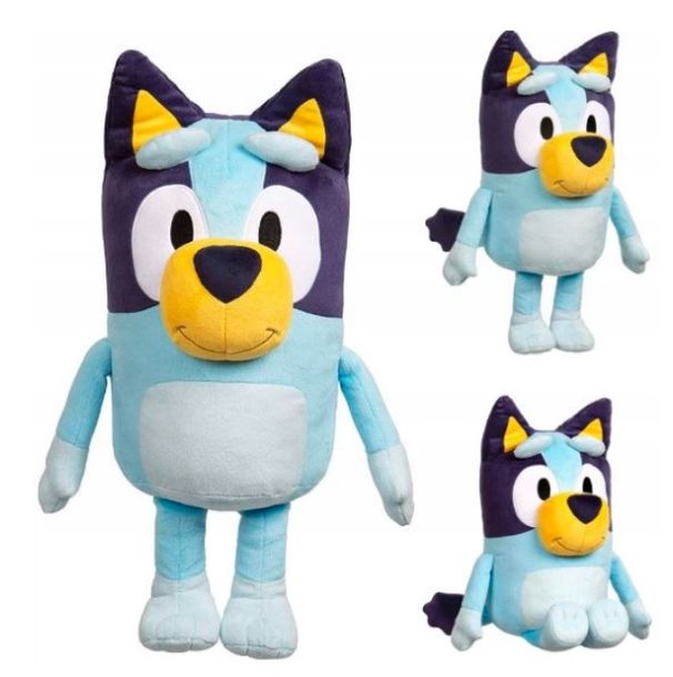 Bluey Maskotka Pluszak 40 Cm Przytulanka Dla Dzieci Z Bajki Bluey Blue