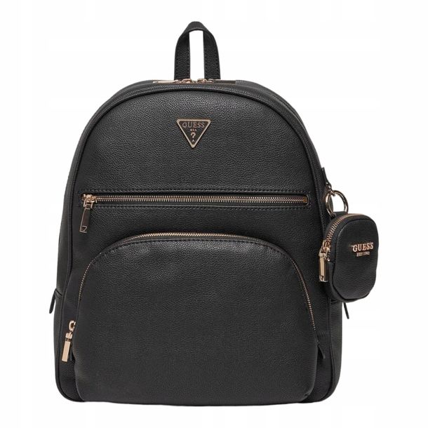 Guess Plecak Damski Power Play Large Tech Backpack Czarny