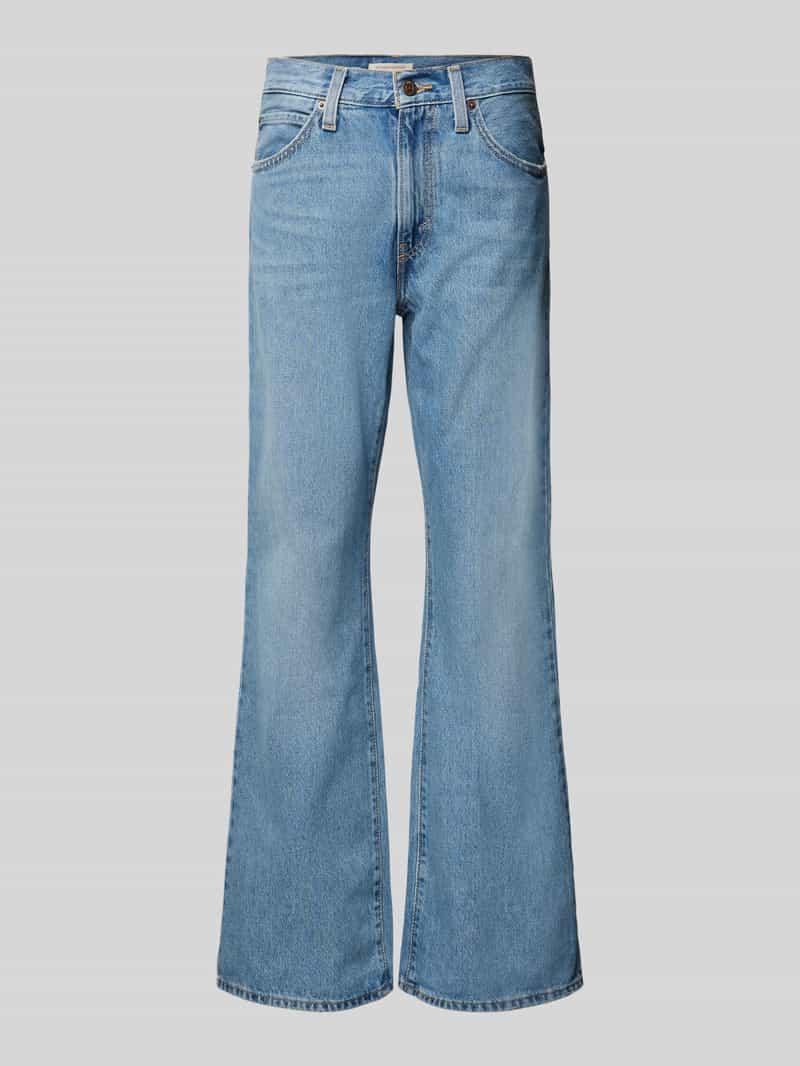 Jeansy o kroju baggy fit z 5 kieszeniami