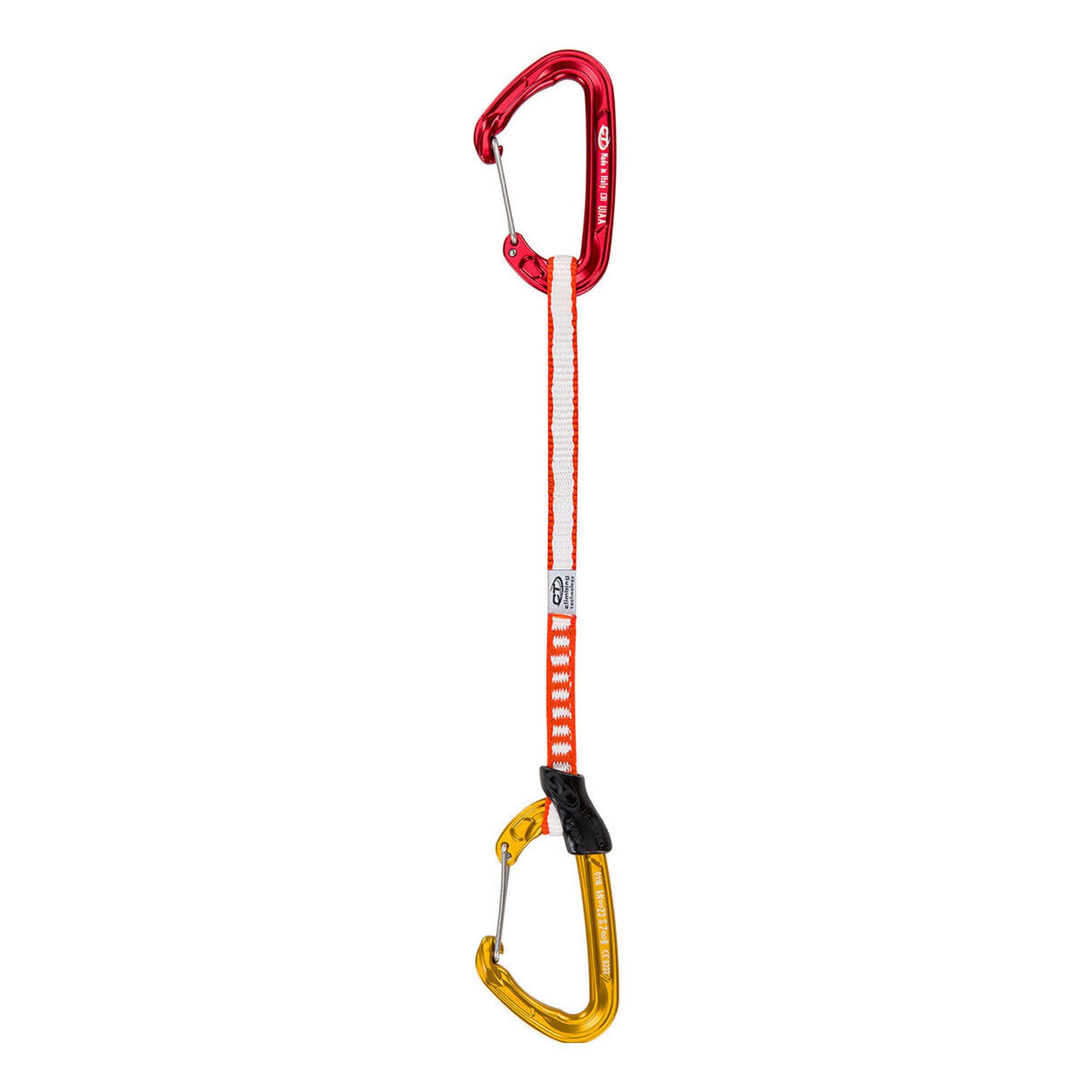 Climbing Technology Fly-Weight Evo Set Quickdraw DY 22cm, czerwony/żółty 2022 Ekspresy wspinaczkowe