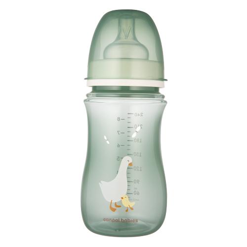 CANPOL BABIES Butelka antykolkowa EasyStart PP 240ml GOOSE 35/245 >> 0zł za wysyłkę przy zakupach od 149 zł 