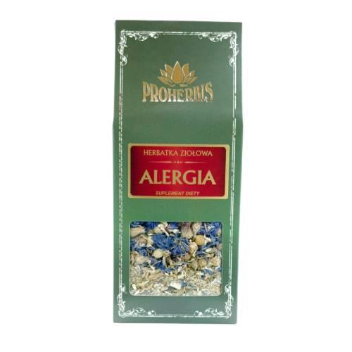 Herbatka Alergia 100g suplement diety zioła na alergie wsparcie organizmu