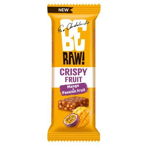 BeRAW! Crispy Fruit Mango i Marakuja Baton owocowy, 40g >> 0zł za wysyłkę przy zakupach od 149 zł 