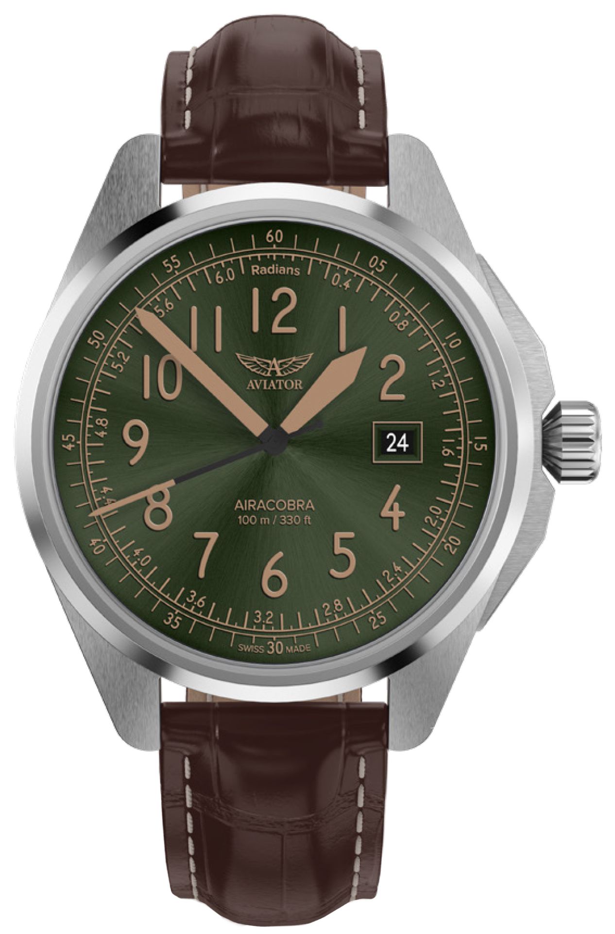 Zegarek Aviator V.1.38.0.329.4 AIRACOBRA 43 TYPE B