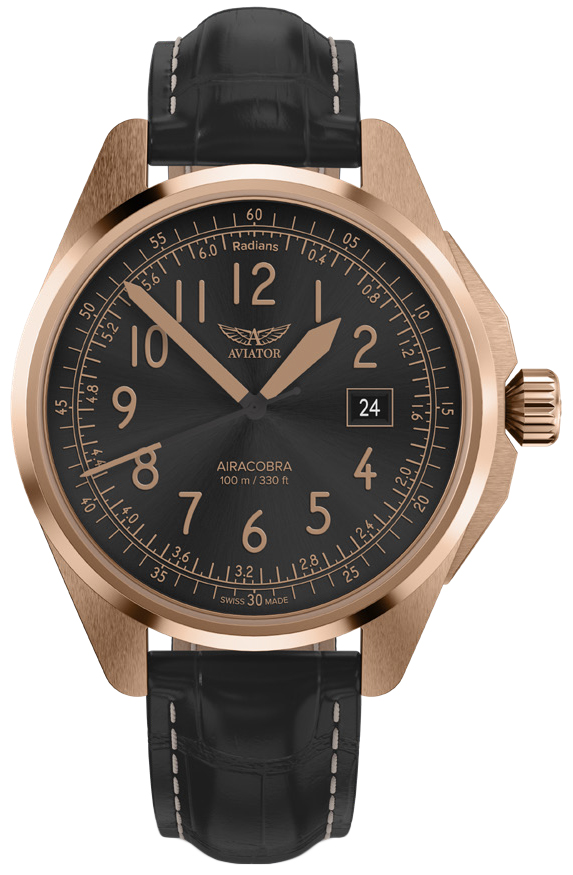 Zegarek Aviator V.1.38.2.323.4 AIRACOBRA 43 TYPE B