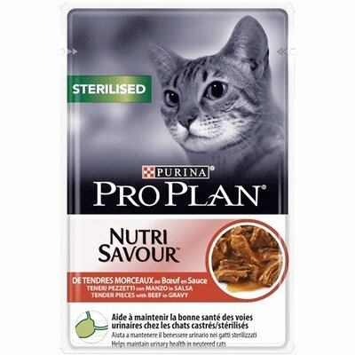 Purina Pro Plan Cat Sterilised wołowina saszetka 85g