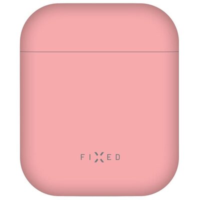 Apple Etui Pokrowiec FIXED Silky pro Airpods FIXSIL-753-PI) Różowe
