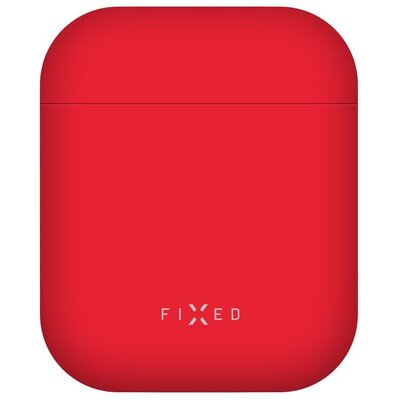 Apple Etui Pokrowiec FIXED Silky pro Airpods FIXSIL-753-RD) Czerwone
