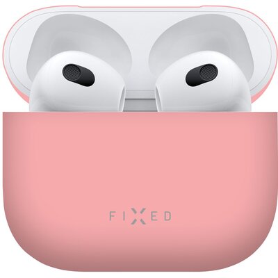 Apple FIXED ultracienkie etui silikonowe Silky do Airpods 3 FIXSIL 816 PI różowe