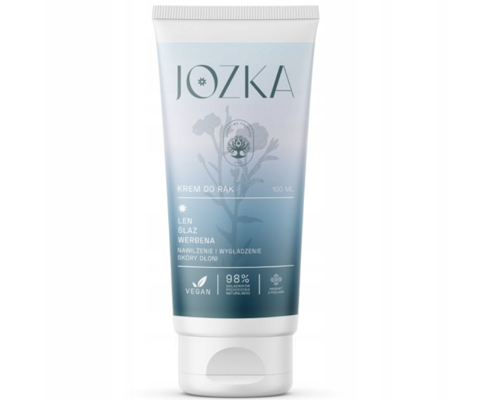 KREM DO RĄK ze ślazem, werbeną i lnem (nawilżenie i wygładzenie) Jozka 100ml