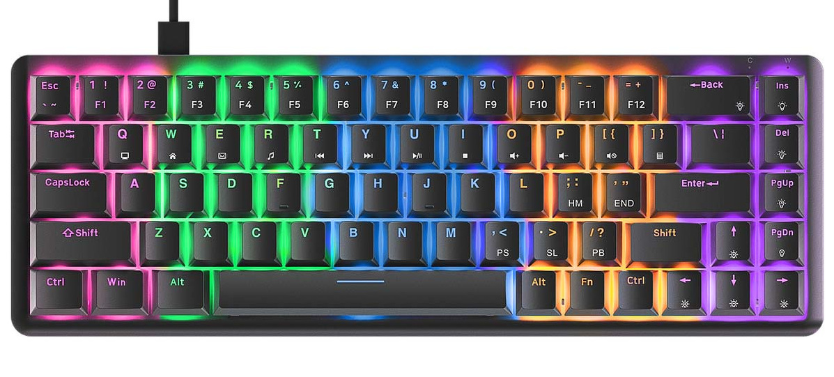 Rampage REBEL-BLACKBS Rainbow Light