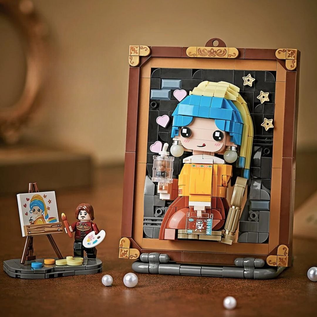 Mini Klocki Obraz DIY - Dziewczyna z Perłą