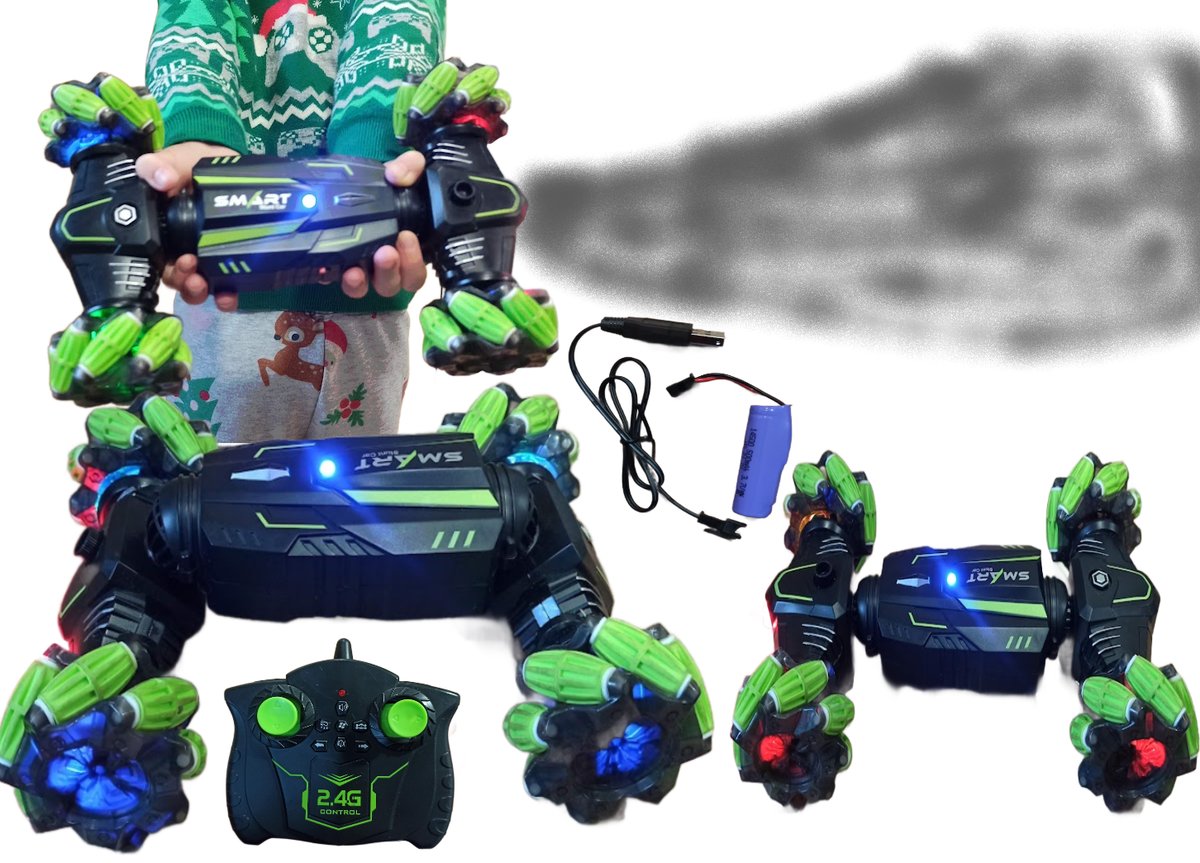 Samochód Zdalnie Sterowany DIABLO Zmienia KSZTAŁT DYMI autko na pilot RC