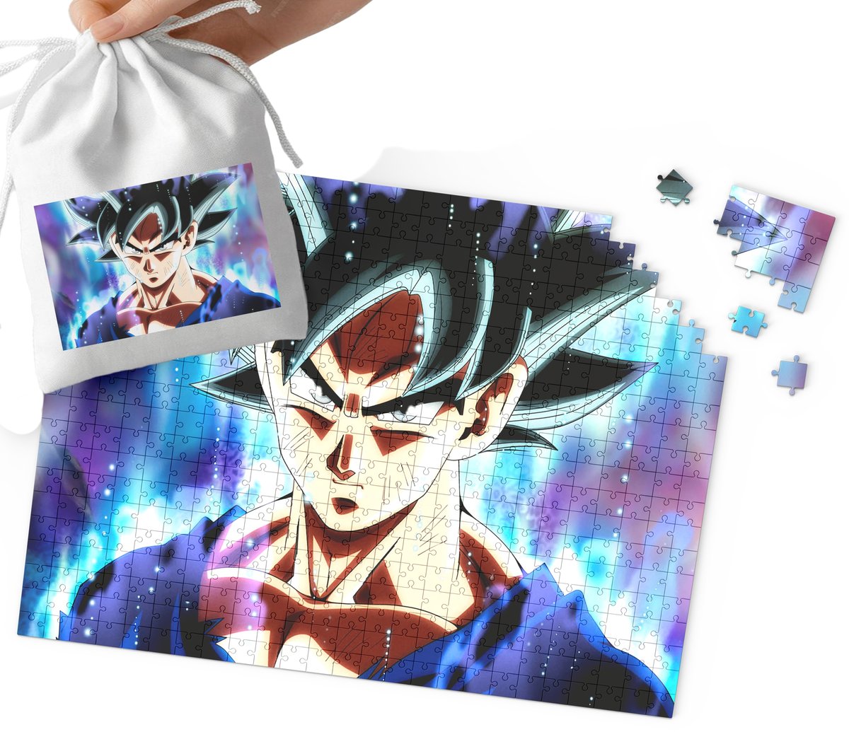 PUZZLE - DRAGON BALL WZORY Z BAJEK I GIER PREZENT DLA DZIECI 24el +WORECZEK