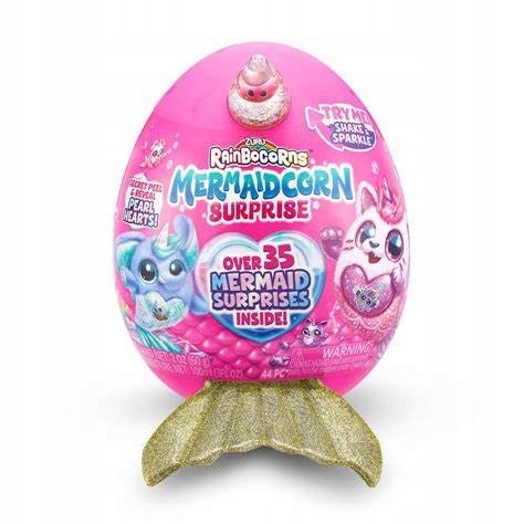 ZURU RAINBOWCORNS MERMAIDCORN SURPRISE PLUSZOWY JEDNOROŻEC ZE ZŁOTĄ PŁETWĄ