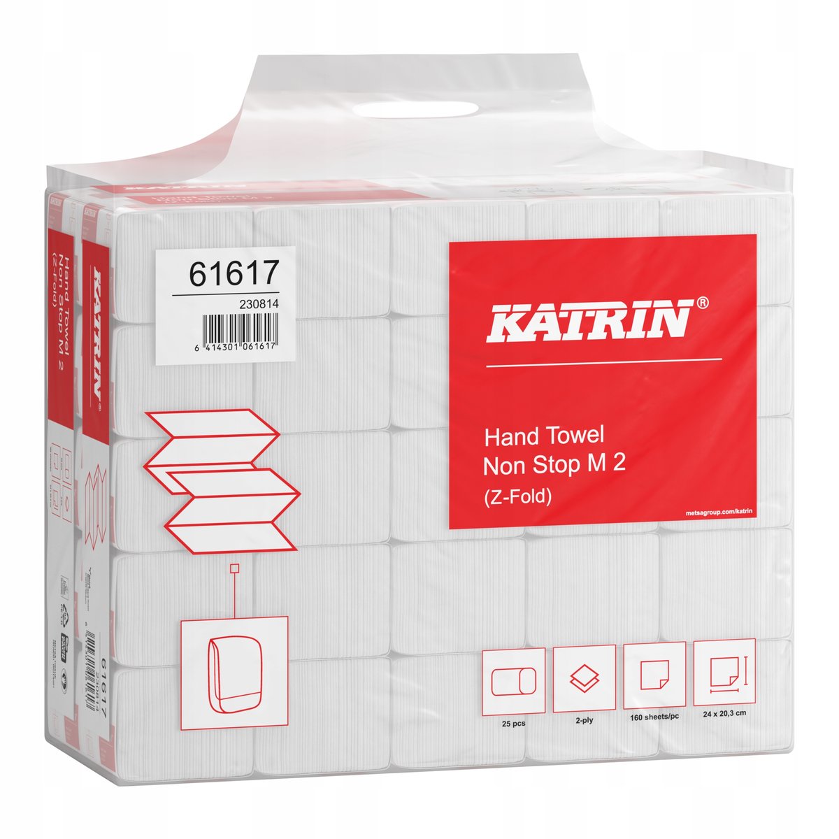 KATRIN ręczniki papierowe Non Stop trzypanelowe 2W S 61617