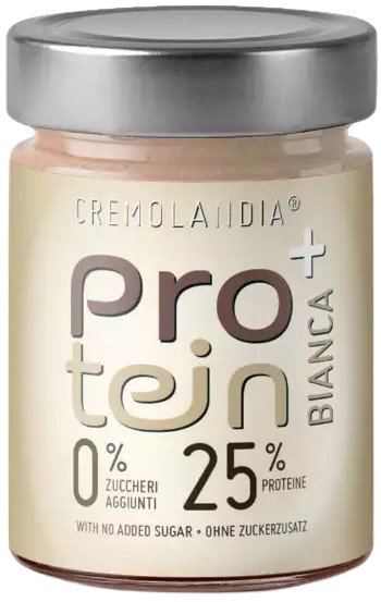 CREMOLANDIA BIAŁA CZEKOLADA PROTEINA 320 G 0% cukru 25% protein, Argenesi