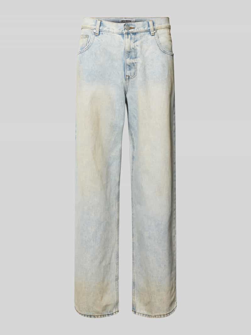 Jeansy o kroju baggy fit z 5 kieszeniami i dodatkiem wiskozy