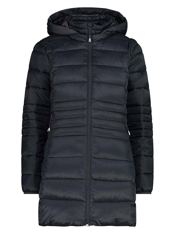 CMP Płaszcz pikowany w kolorze czarnym