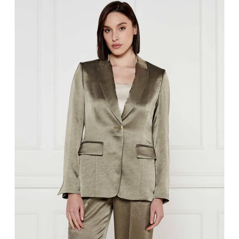 Marc Cain Satynowa marynarka Slim Fit