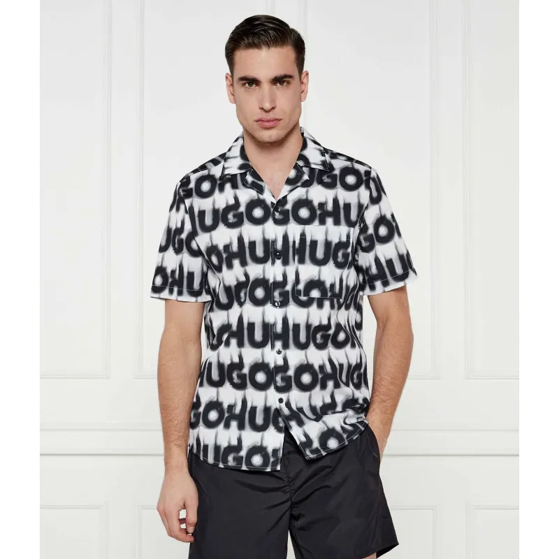 HUGO Koszula Ellino Relaxed fit