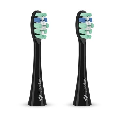 Końcówka szczoteczki TRUELIFE SonicBrush Clean 30 Czarny 2 szt. (Delikatnie masują dziąsła)