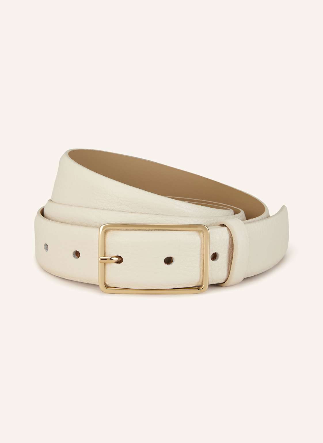Abro Pasek Skórzany Dahlia beige